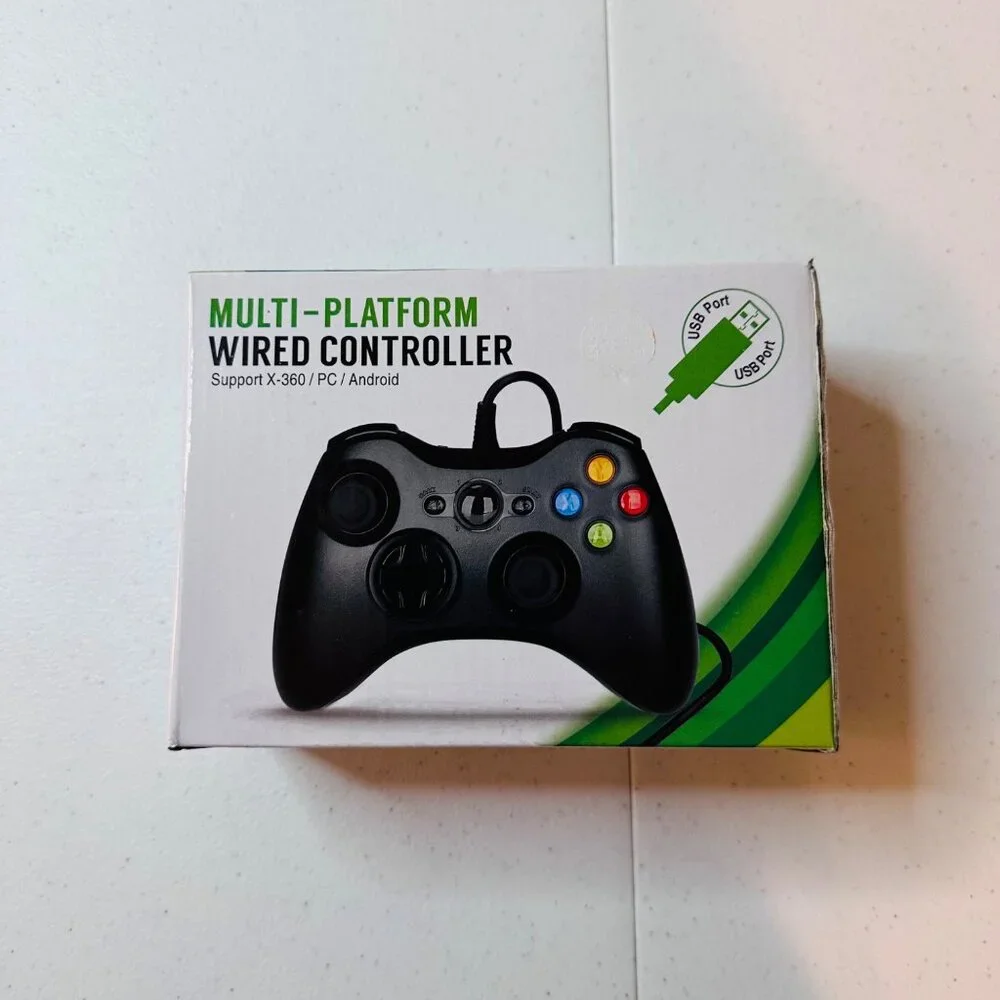 Multi-Platform Wired Controller For X-360 PC & Android With 7ft USB Cable